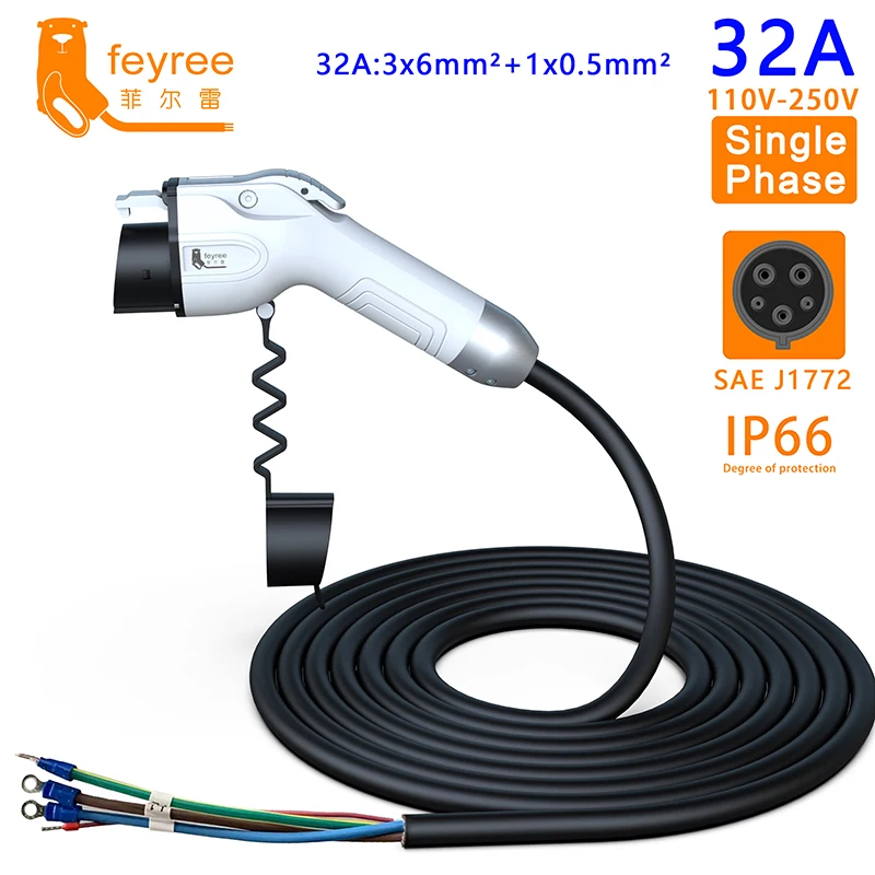 Кабель для зарядки электромоби – обзор и цена Ev Charger 7Kw Single Phase