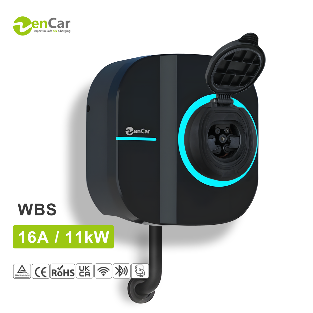 Zencar WBS 11 кВт Умная настен – обзор и цена Ev Charger 11Kw Three Phase