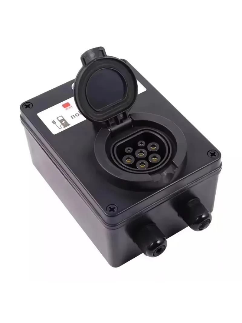 Ev Charging Socket Type 2 22Kw - Пластиковый корпус для зарядного устройства электромобилей,