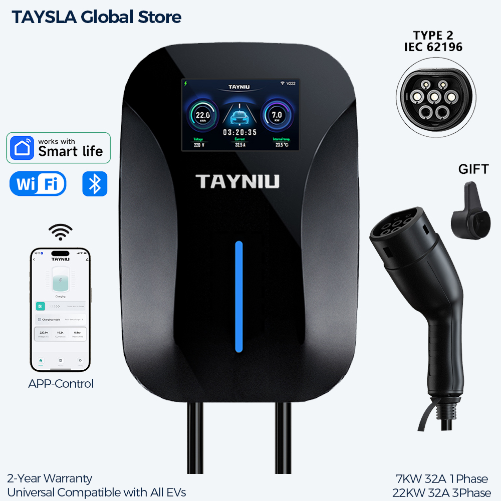 Зарядное устройство TAYNIU Hom – обзор и цена Ev Charger 11Kw Three Phase