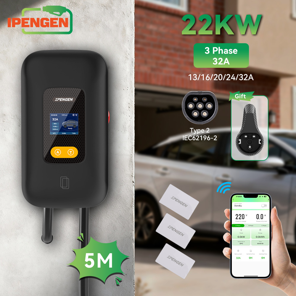 Зарядная станция для электромо – обзор и цена Ev Charger 22Kw Wallbox Type 2