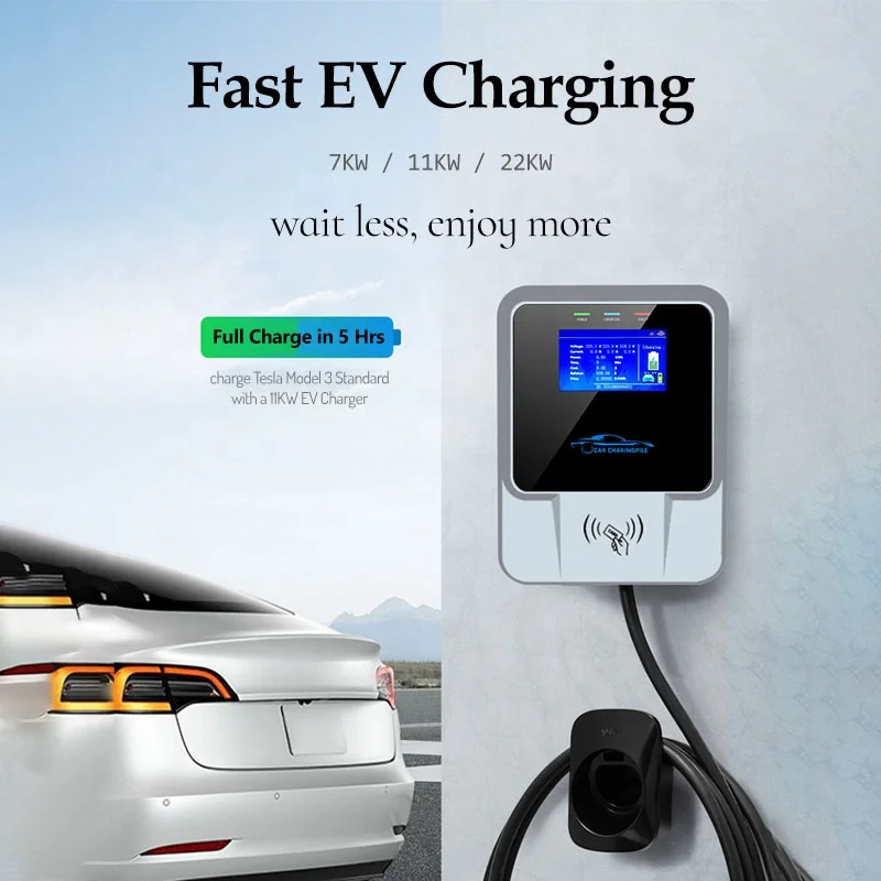 Зарядное устройство для электр – обзор и цена Ev Charger 22Kw Wallbox Type 2