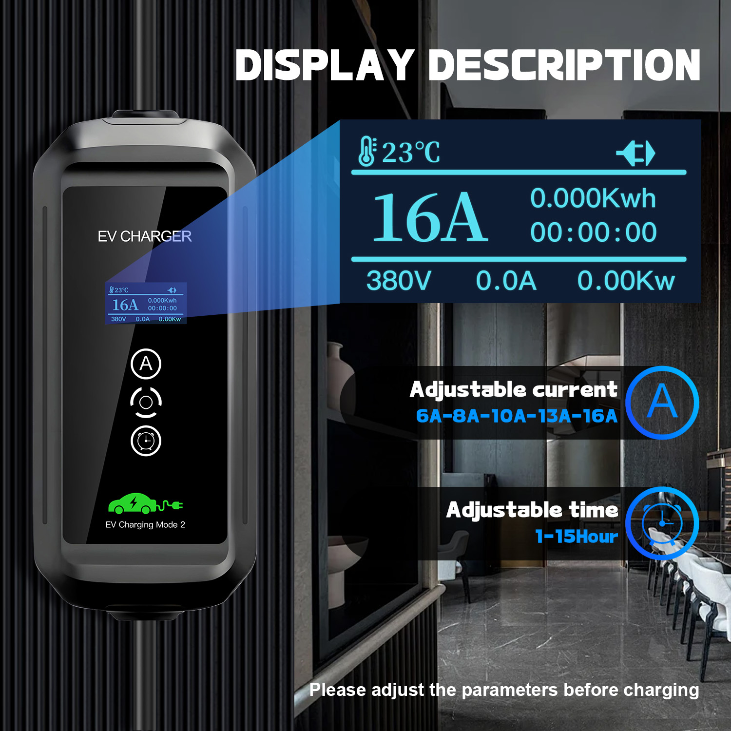 Портативное зарядное устройств – обзор и цена Ev Charger 11Kw Three Phase