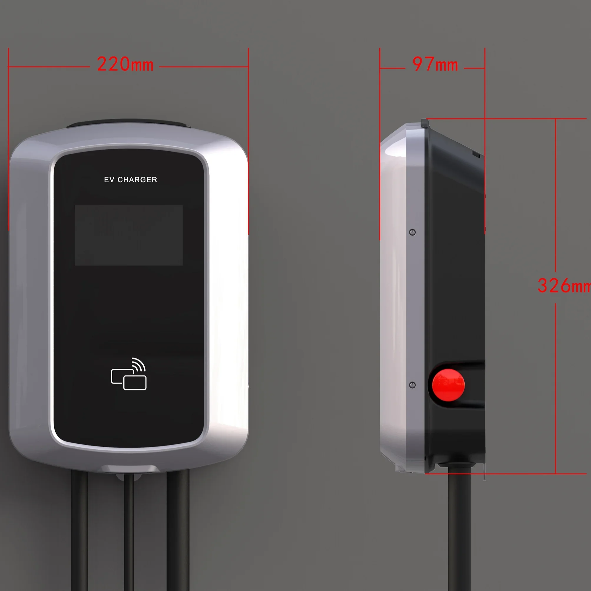 Зарядная станция Bluesky Home  – обзор и цена Ev Charger 22Kw Wallbox Type 2