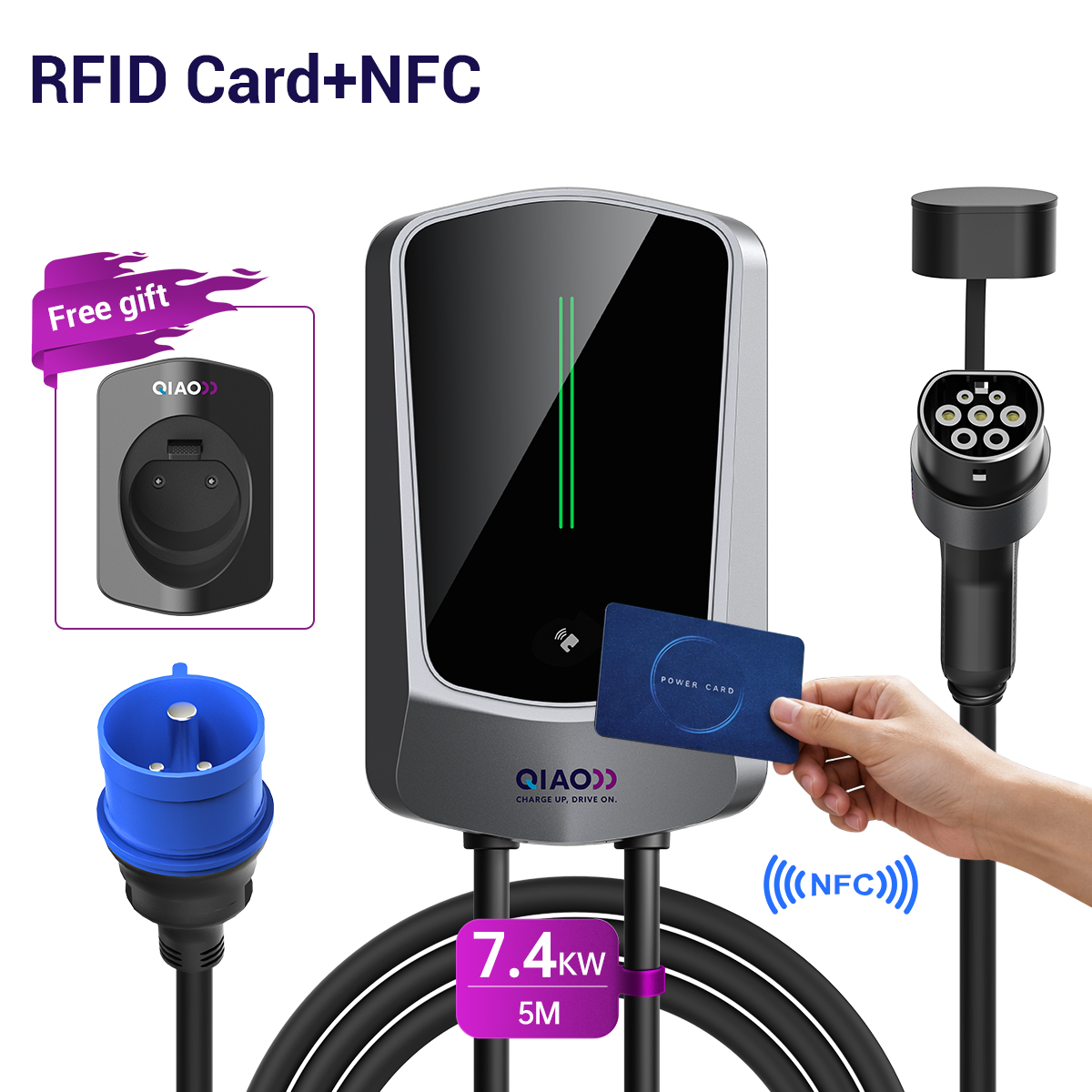 Зарядная станция для электромо – обзор и цена Evse Charging Station Rfid