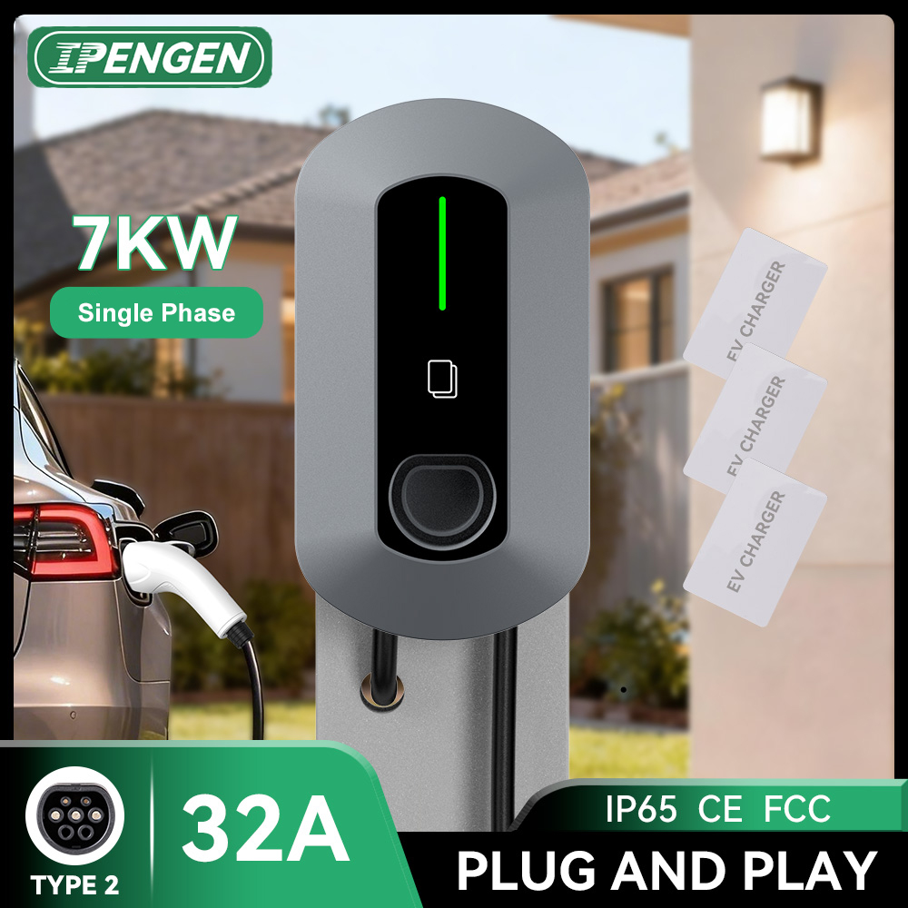 Зарядная станция IPENGEN 7 кВт – обзор и цена Evse Charging Station Rfid