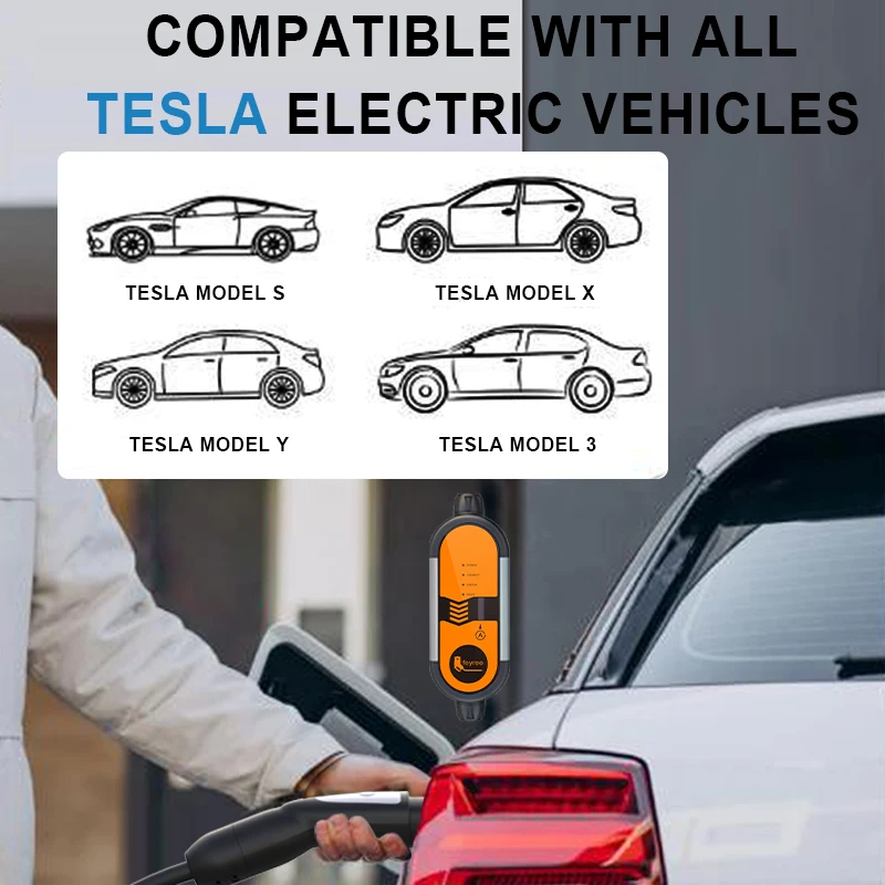 Портативное зарядное устройств – обзор и цена Portable Ev Charger 16A Adjustable