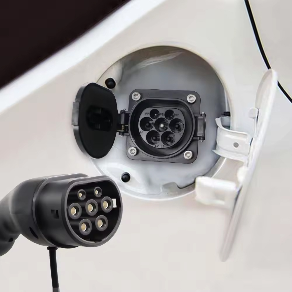 Разъем Unirise Type2 для элект – обзор и цена Ev Charging Cable Type 2 32A