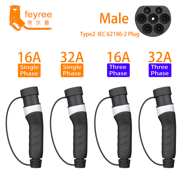 feyree Type2 Штекер EV Зарядно – обзор и цена Ev Charger 11Kw Three Phase