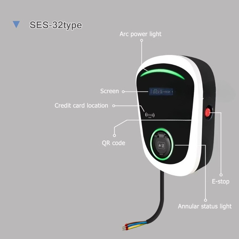 32А 22кВт Умная Wi-Fi станция  – обзор и цена Ev Charging Socket Type 2 22Kw
