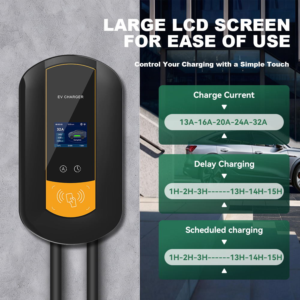 IPENGEN Type2 Зарядная станция – обзор и цена Ev Charger 22Kw Wallbox Type 2