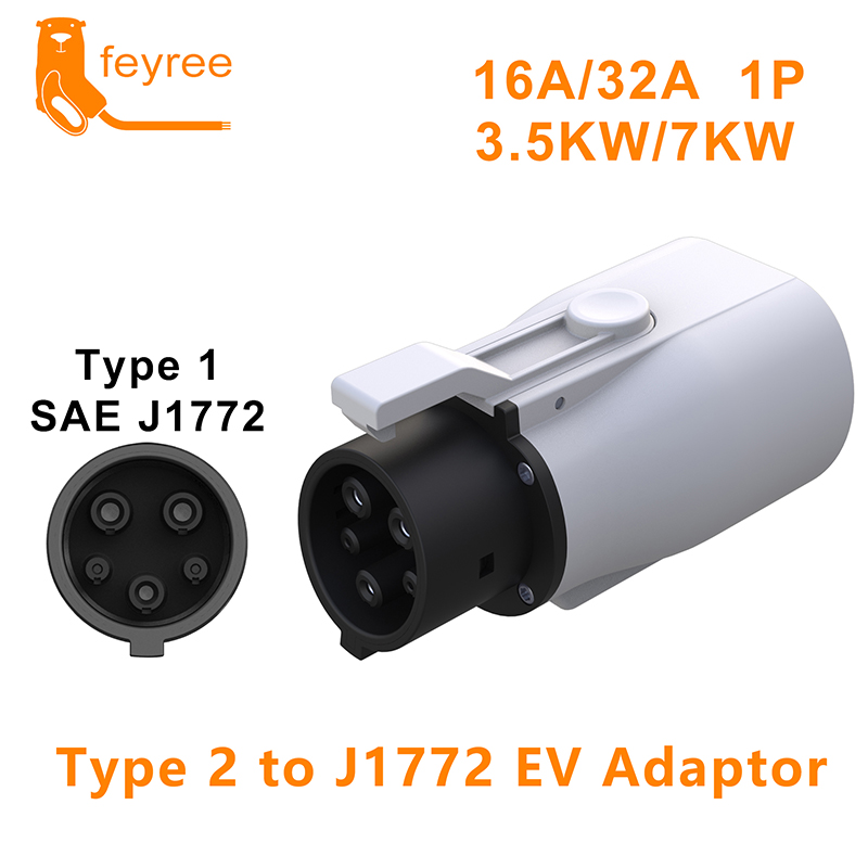 Адаптер для зарядки электромоб – обзор и цена Ev Charger Adapter Type 2 To Type 1