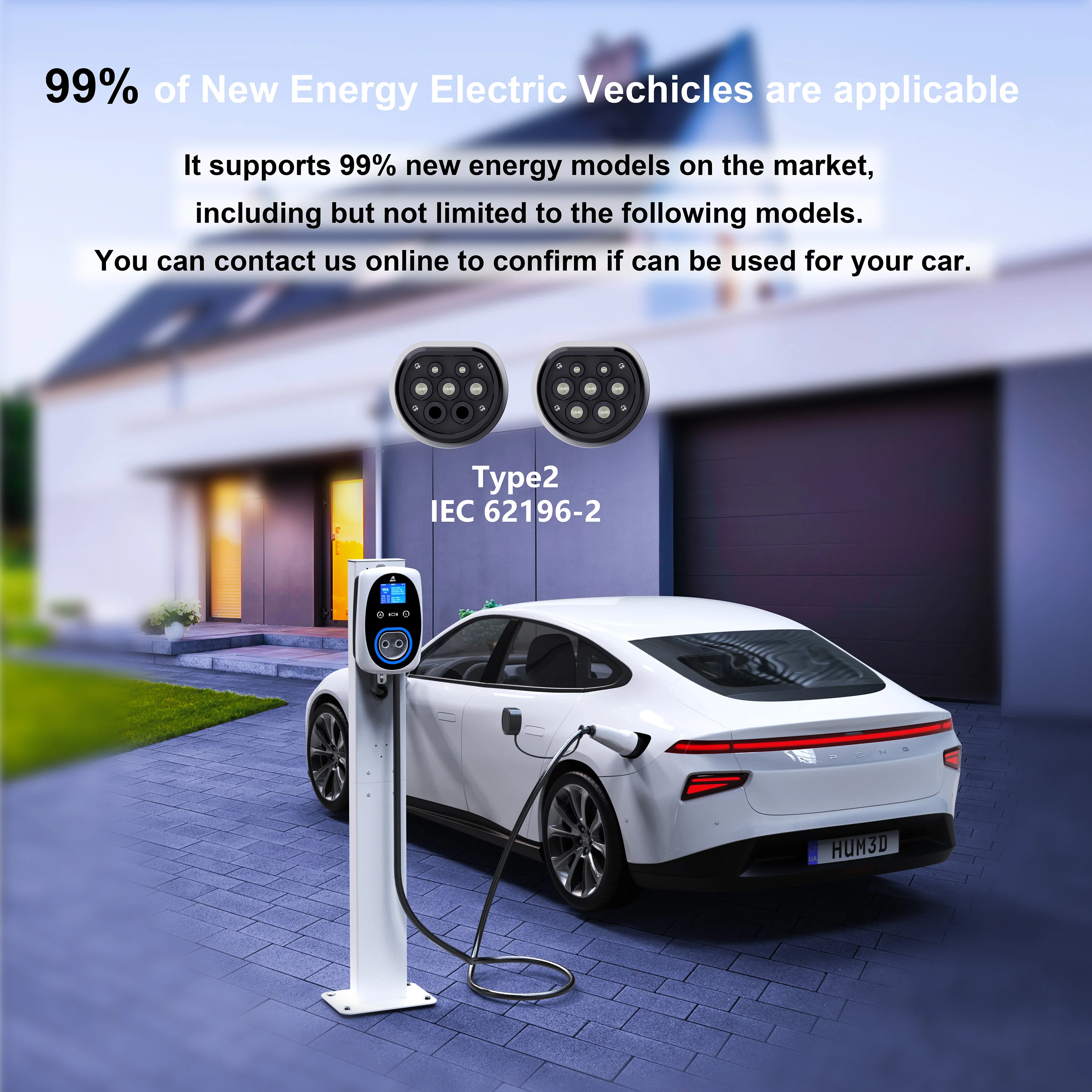 Зарядное устройство для электр – обзор и цена Ev Charger 22Kw Wallbox Type 2