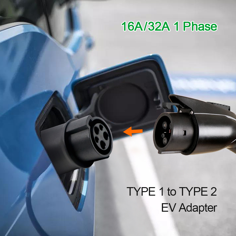 Адаптер для зарядки электромоб – обзор и цена Ev Charger Adapter Type 2 To Type 1