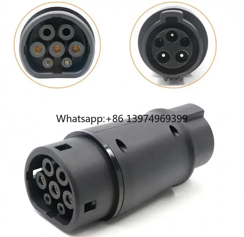 Адаптер для электромобилей 16A – обзор и цена Ev Charger Adapter Type 2 To Type 1