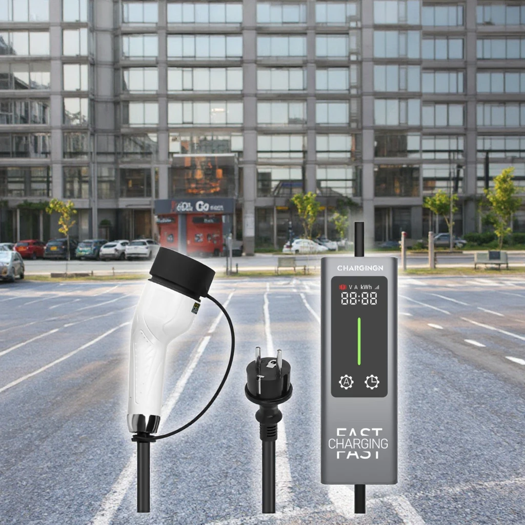 Type2 3,5 кВт 16A Портативное  – обзор и цена Portable Ev Charger 16A Adjustable