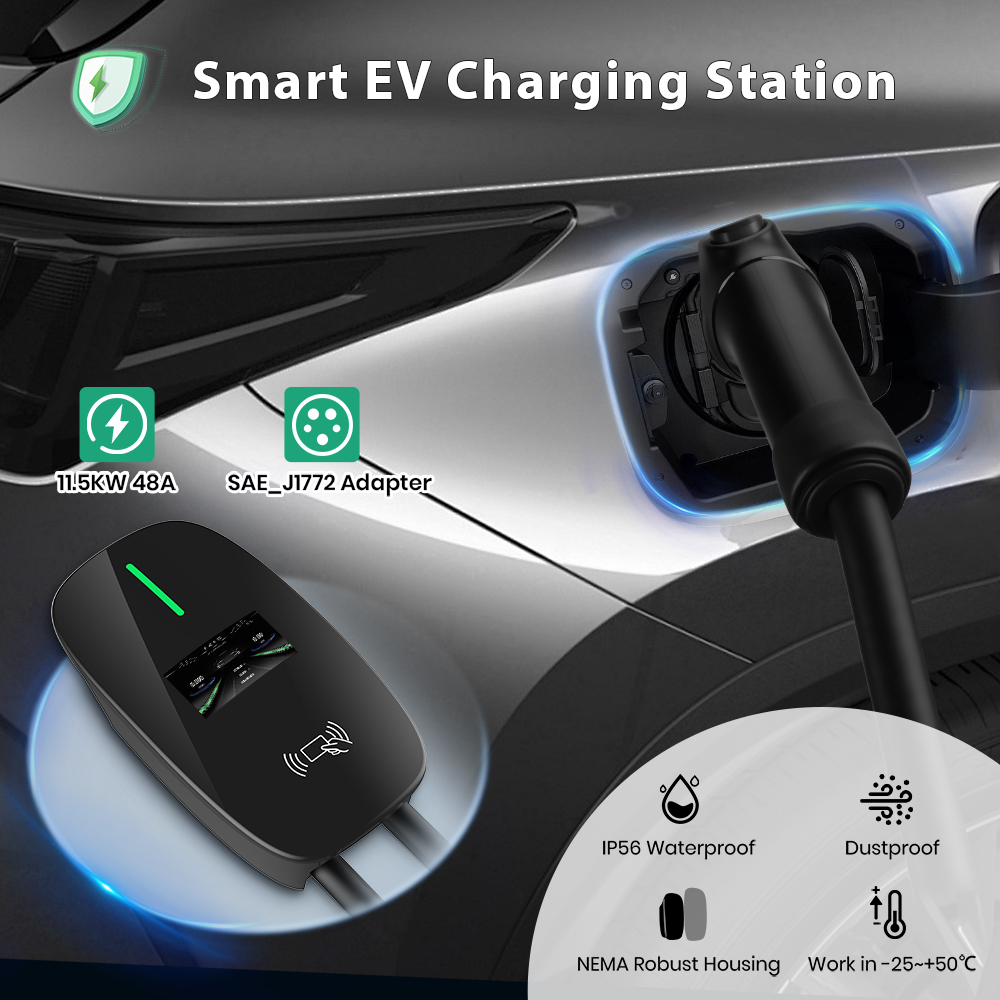 Зарядное устройство Junsun Lev – обзор и цена Evse Charging Station Rfid