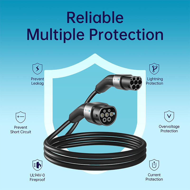 Кабель для зарядки электромоби – обзор и цена Ev Charging Cable 5M 22Kw