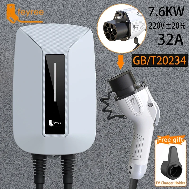 Зарядное устройство Feyree EV  – обзор и цена Ev Charger 7Kw Single Phase