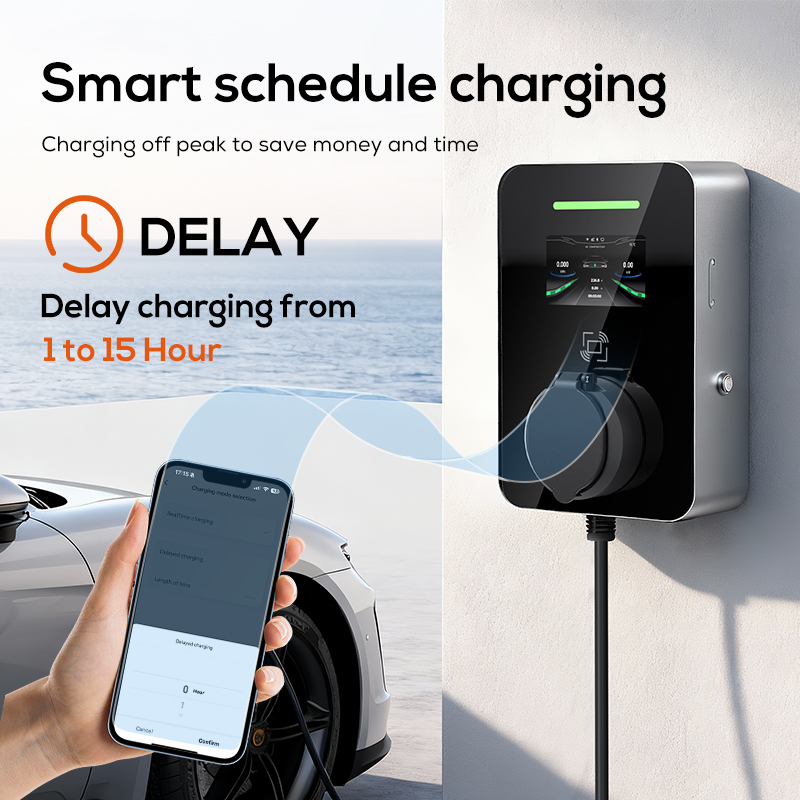 Зарядная станция Lifl 7 кВт/11 – обзор и цена Ev Charging Socket Type 2 22Kw