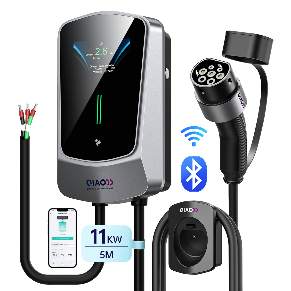 Зарядная станция для электромо – обзор и цена Ev Charger 11Kw Three Phase