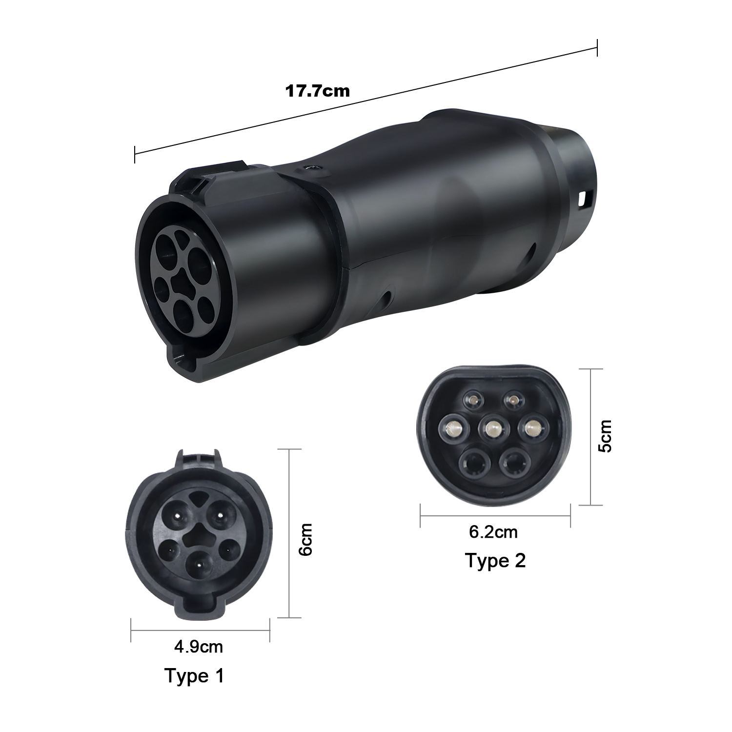 Kolanky 7.2KW 32A 1P Адаптер д – обзор и цена Ev Charging Cable Type 2 32A