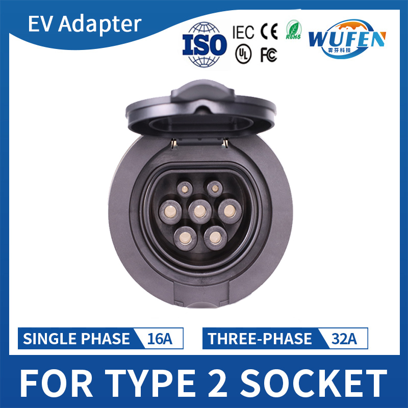 WUFEN Тип 2 Гнездовой разъем Р – обзор и цена Ev Charging Socket Type 2 22Kw
