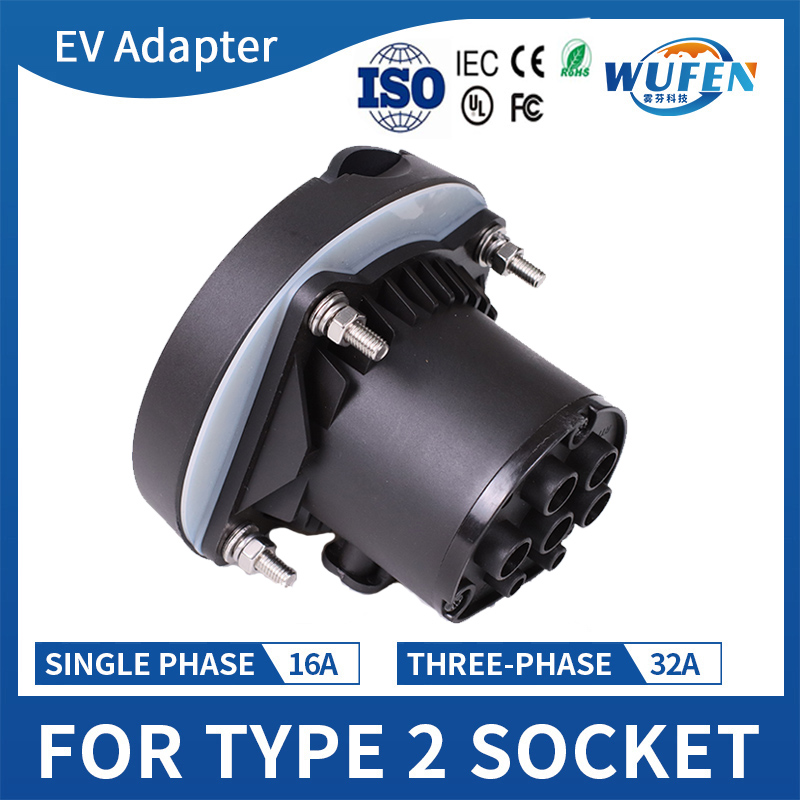 WUFEN Тип 2 Гнездовой разъем Р – обзор и цена Ev Charging Socket Type 2 22Kw