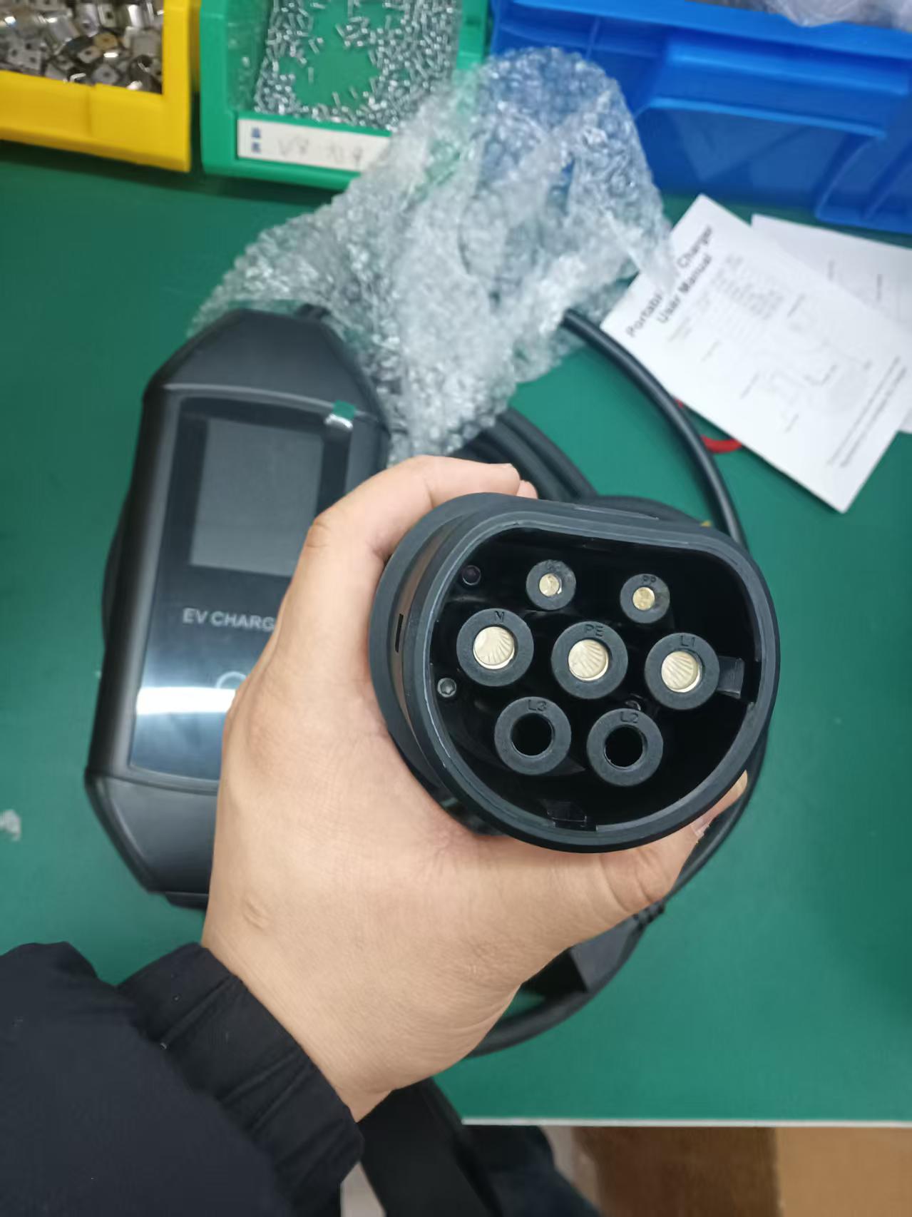 7 кВт 32 А 220 В Тип 1 Тип 2 G – обзор и цена Portable Ev Charger 16A Adjustable