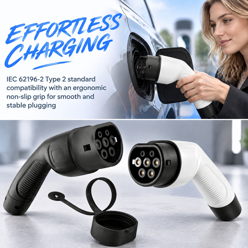 Разъем EVMBO Type 2 для электр – обзор и цена Ev Charging Cable Type 2 32A