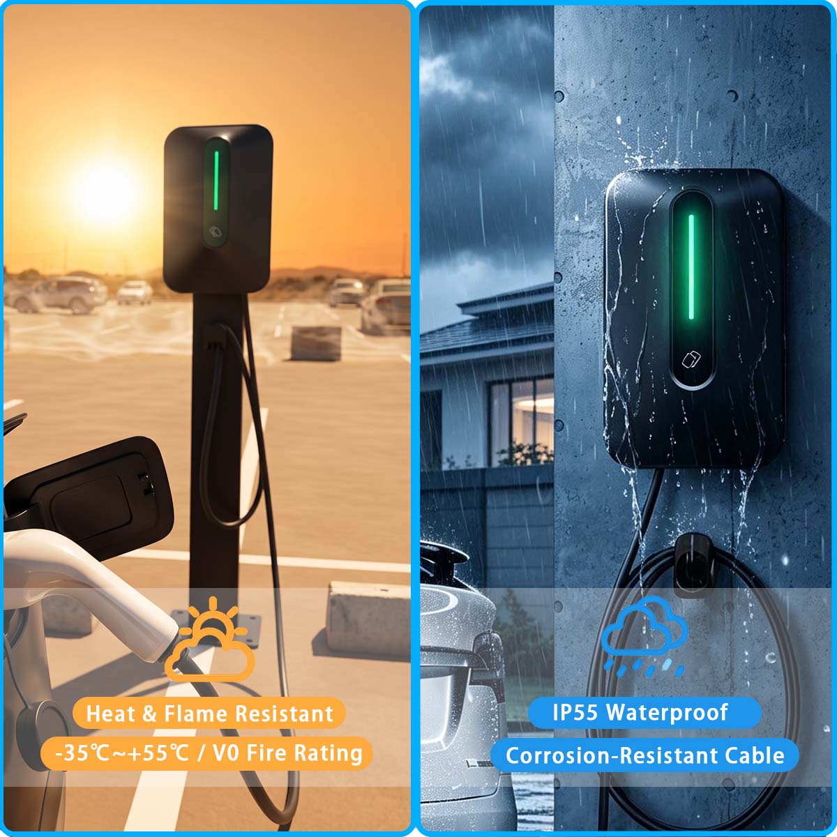 Зарядное устройство JIGU GBT д – обзор и цена Ev Charger 11Kw Three Phase