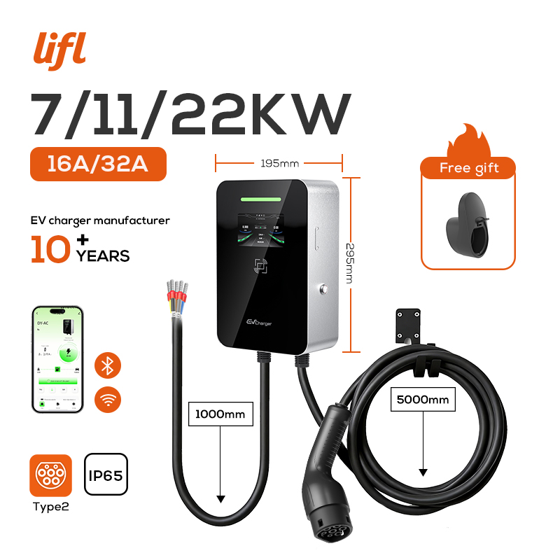 Lifl 7 кВт 11 кВт 22 кВт 3-фаз – обзор и цена Ev Charging Socket Type 2 22Kw