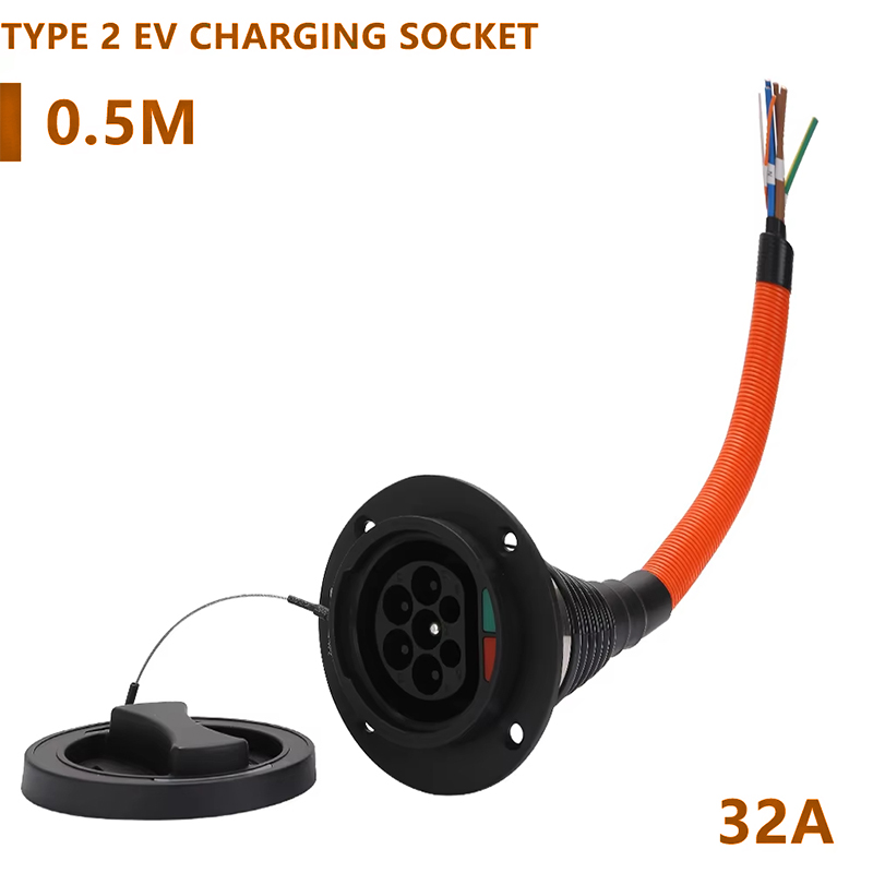 Зарядное устройство WUFEN EV,  – обзор и цена Ev Charging Socket Type 2 22Kw