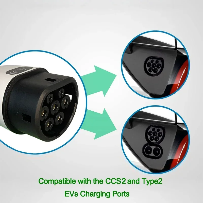 Зарядный кабель FITMPH EV, Typ – обзор и цена Ev Charging Cable Type 2 32A
